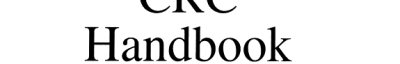 Couverture : CRC Handbook of Flowering