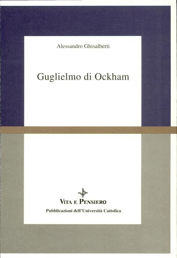 Couverture : Guglielmo di Ockham
