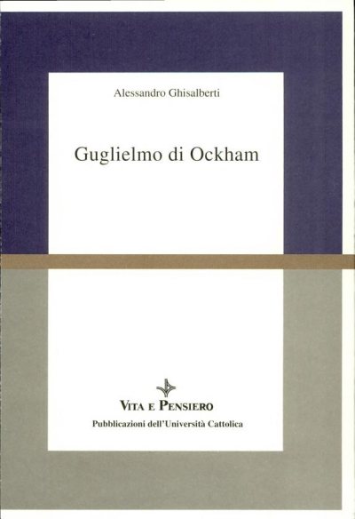Couverture : Guglielmo di Ockham
