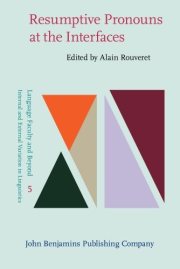 Couverture : Resumptive pronouns at the interfaces