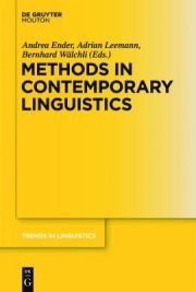 Couverture : Methods in contemporary linguistics