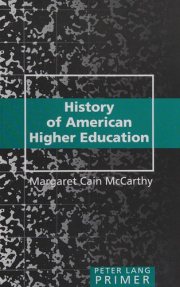 Couverture : History of American higher education