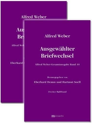 Couverture : Alfred-Weber-Gesamtausgabe