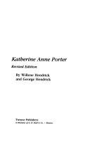 Couverture : Katherine Anne Porter.