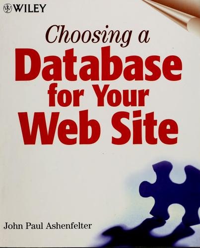 Couverture : Choosing a Database for Your Web Site