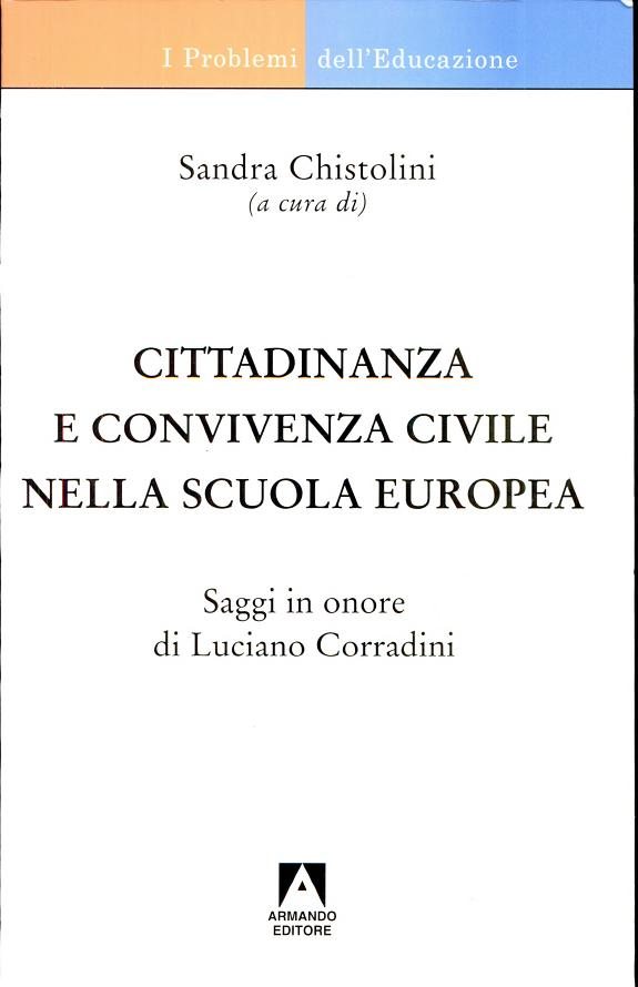 Couverture : Cittadinanza e convivenza civile nella scuola europea