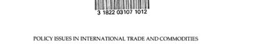 Couverture : Anti-dumping and countervailing procedures