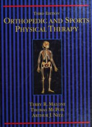 Couverture : Orthopedic and sports physical therapy.