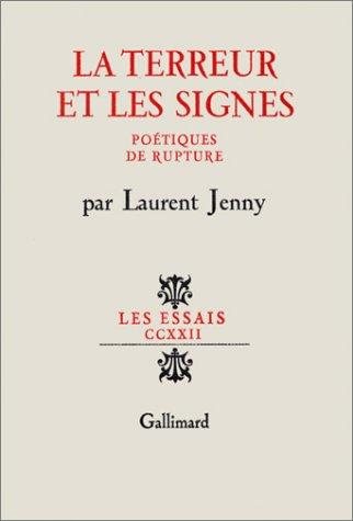Couverture : La terreur et les signes