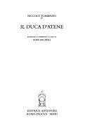 Couverture : Il duca d'Atene