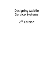 Couverture : Designing mobile service systems (2nd ed.) Els van de Kar, Alexander Verbraeck ; in collaboration with Wieke Bockstael-Blok... [et al.]
