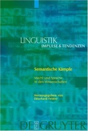 Couverture : Semantische K ampfe: Macht und Sprache in den Wissenschaften