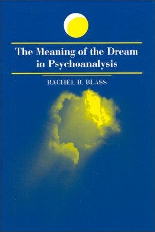 Couverture : The Meaning of the Dream in Psychoanalysis (S U N Y Series in Dream Studies)