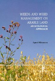 Couverture : Weeds and weed management on arable land