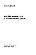 Couverture : Modern Mongolian