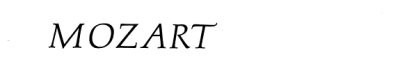 Couverture : Mozart