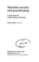 Couverture : Maritime security and peacekeeping