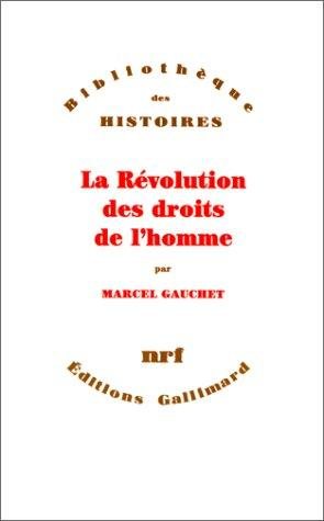 Couverture : La Révolution des droits de l'homme