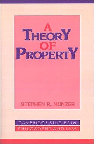 Couverture : A theory of property