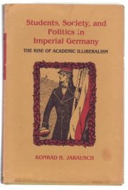 Couverture : Students, society, and politics in imperial Germany
