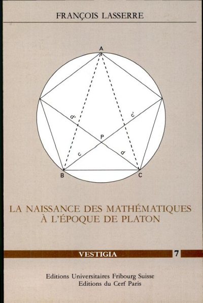 Couverture : La naissance des mathématiques à l'époque de Platon