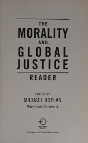 Couverture : The Morality and Global Justice Reader