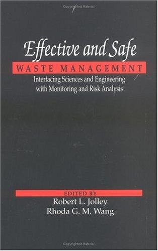Couverture : Effective and safe waste management