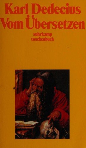 Couverture : Vom Übersetzen