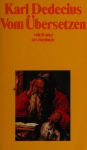 Couverture : Vom Übersetzen