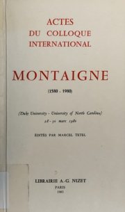 Couverture : Montaigne