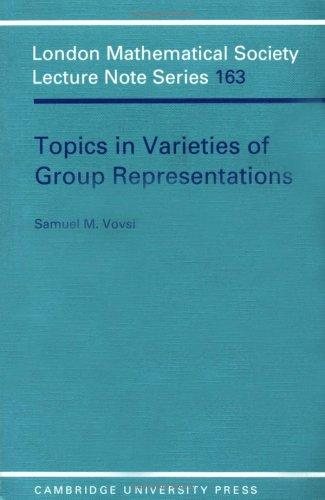 Couverture : Topics in varieties of group representations