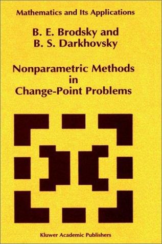 Couverture : Nonparametric methods in change-point problems