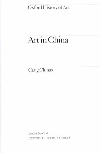 Couverture : Art in China
