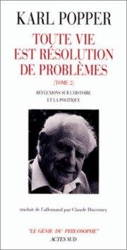 Couverture : Toute vie est une résolution de problèmes