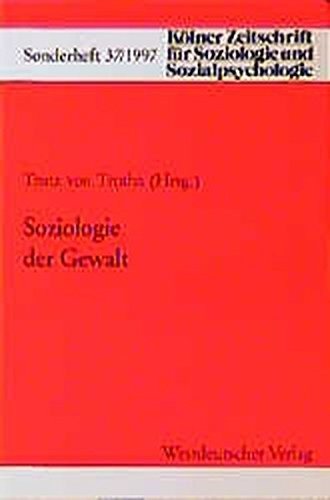Couverture : Soziologie der Gewalt.