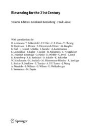 Couverture : Biosensing for the 21st Century