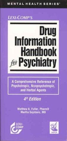 Couverture : Drug Information Handbook for Psychiatry