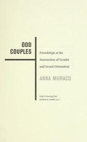 Couverture : Odd Couples