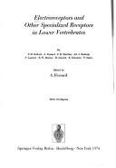 Couverture : Electroreceptors and other specialized receptors in lower vertebrates