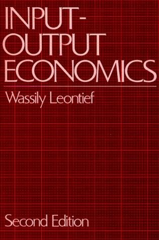 Couverture : Input-output economics