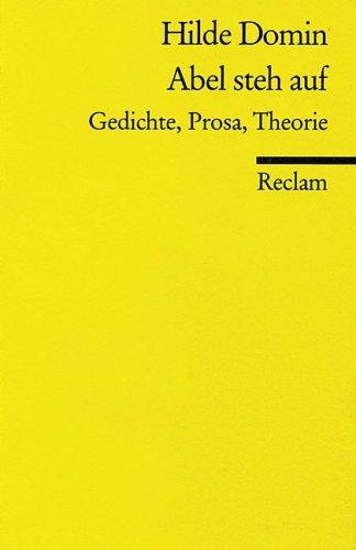 Couverture : Abel steh auf