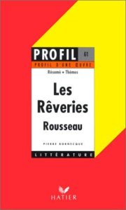 Couverture : Les rêveries du promeneur solitaire (1776), Rousseau