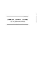 Couverture : Emerging financial centers