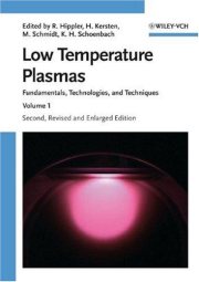Couverture : Low Temperature Plasmas