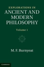 Couverture : Explorations in Ancient and Modern Philosophy