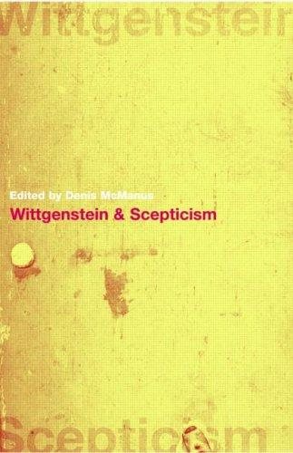 Couverture : Wittgenstein and scepticism