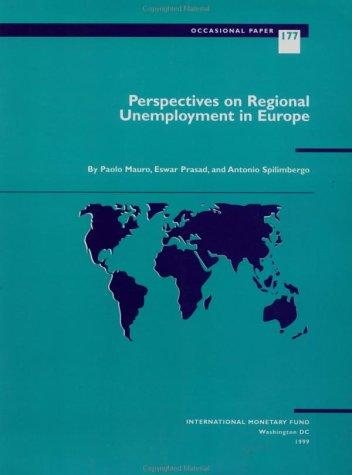 Couverture : Perspectives on Regional Unemployment in Europe (Occasional Paper (Intl Monetary Fund))