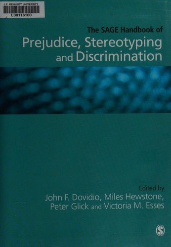 Couverture : The SAGE handbook of prejudice, stereotyping and discrimination