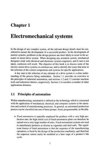 Couverture : Electric drives and electromechanical systems