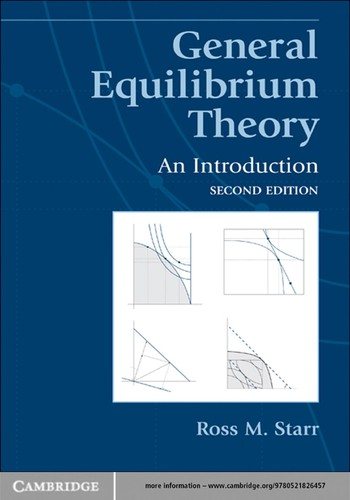 Couverture : General equilibrium theory